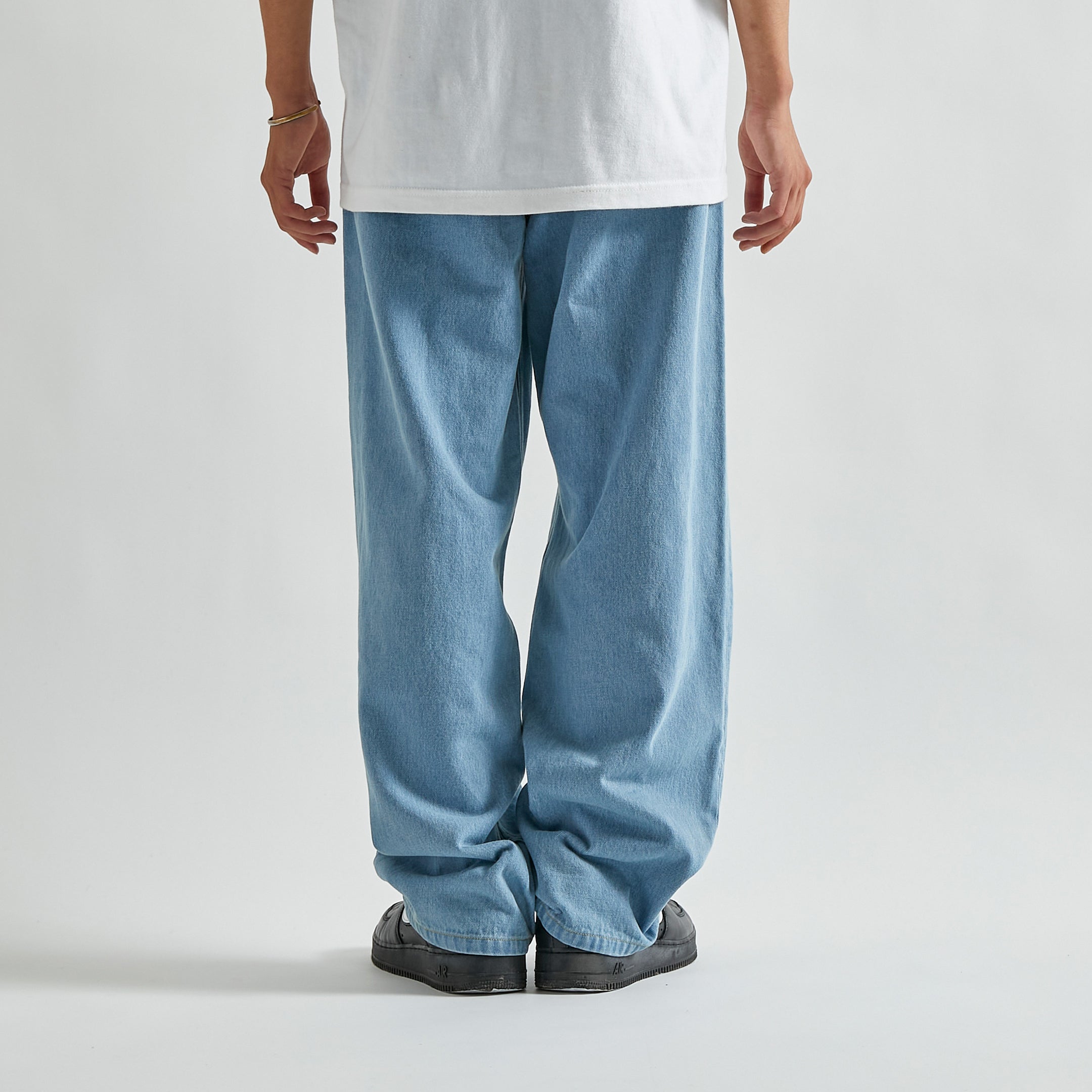 "Maria" Straight Denim Pants (Ice) / 2220814