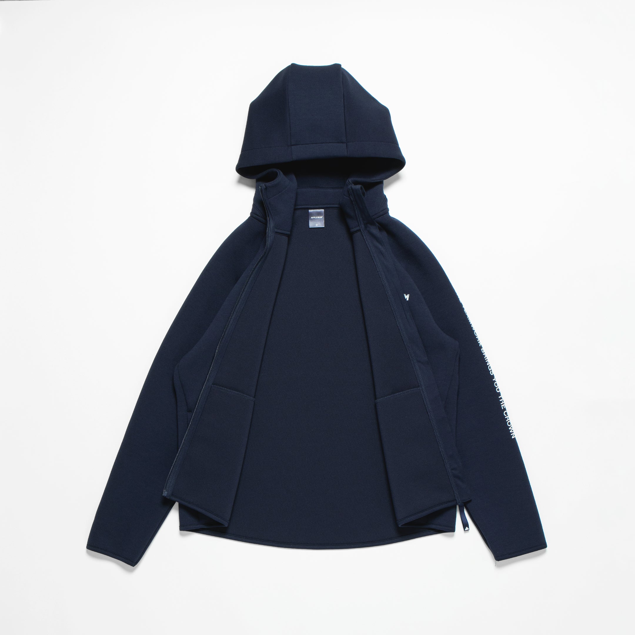 Double Knit Zip Up Parka [Navy] / EA2420103