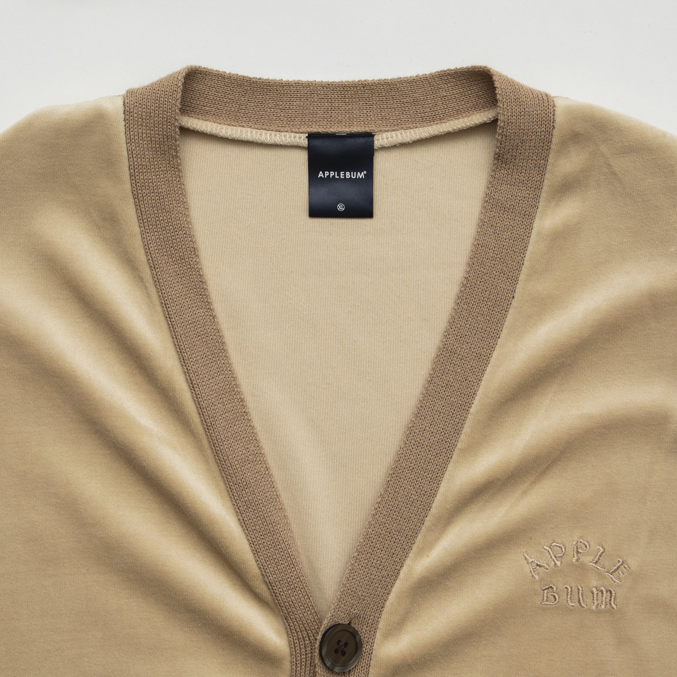 Velor Knit Cardigan [Beige] / 2420502