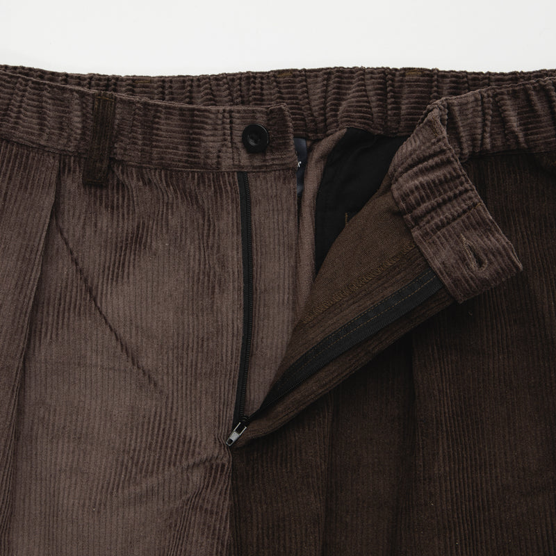 Corduroy Bi-Color Pants [Brown/Brown] / 2420805