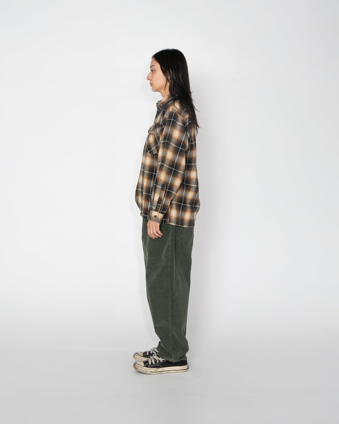 【11月発売予定】Herringbone Check Nel Shirt / 2620201