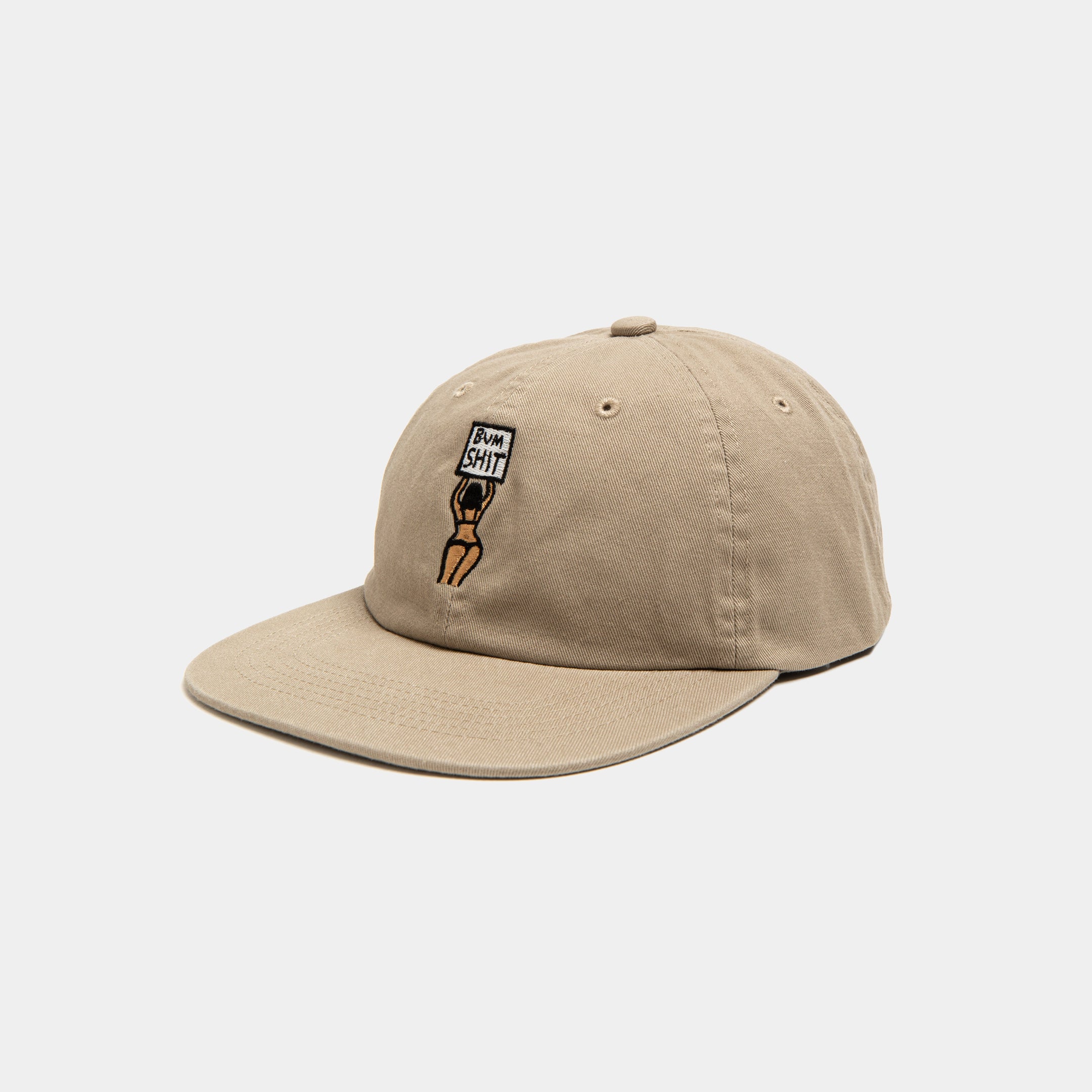 "BUM SHIT" Cap [Beige] / HS2410901