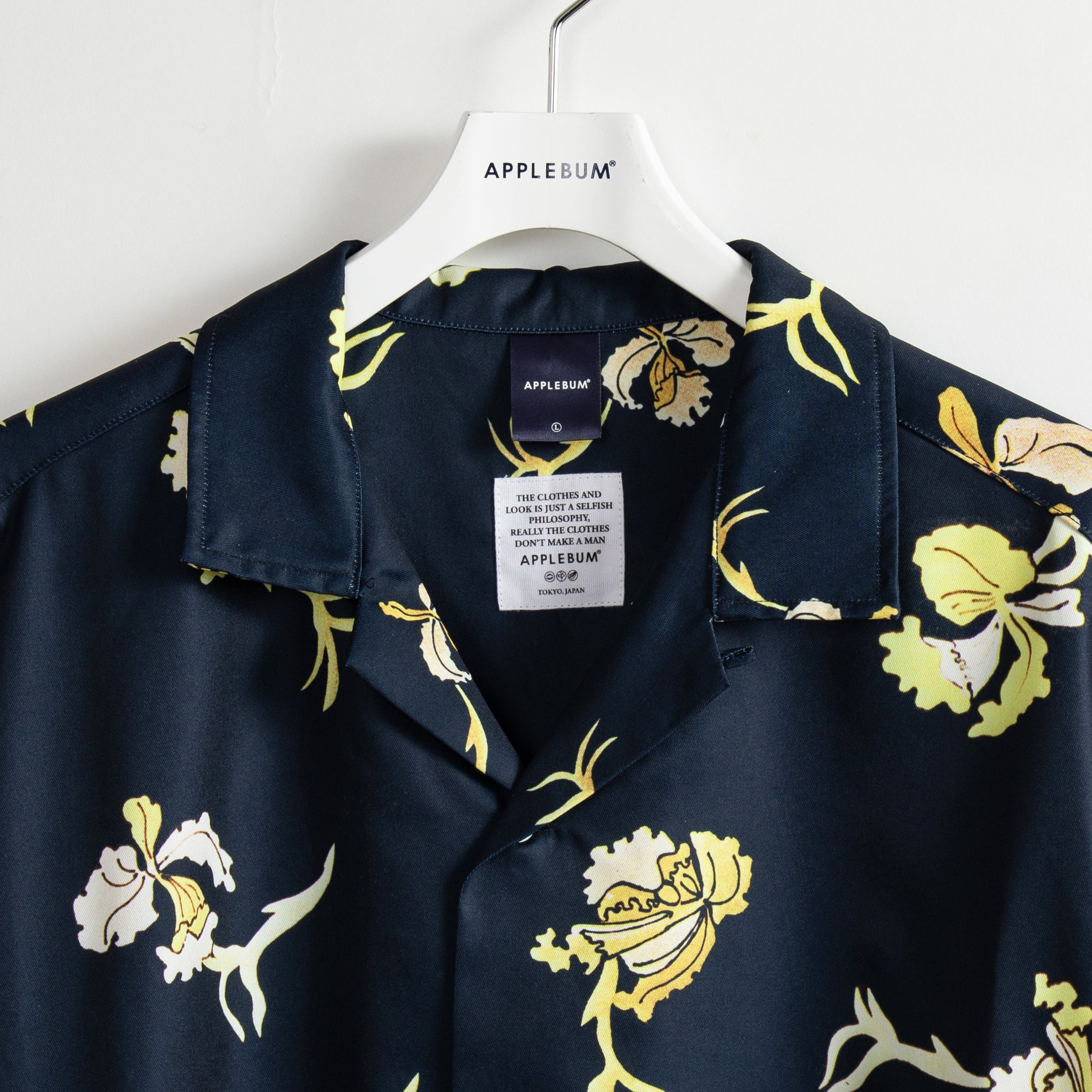 "Free" Aloha Shirt [Navy] / 2410202