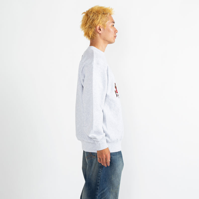 【APPLEBUM × TAMANIWA】"We Love This Game" Crew Sweat [Ash] / TW2320401