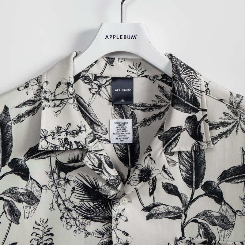 "Botanical" Aloha Shirt [Ivory] / 2410208