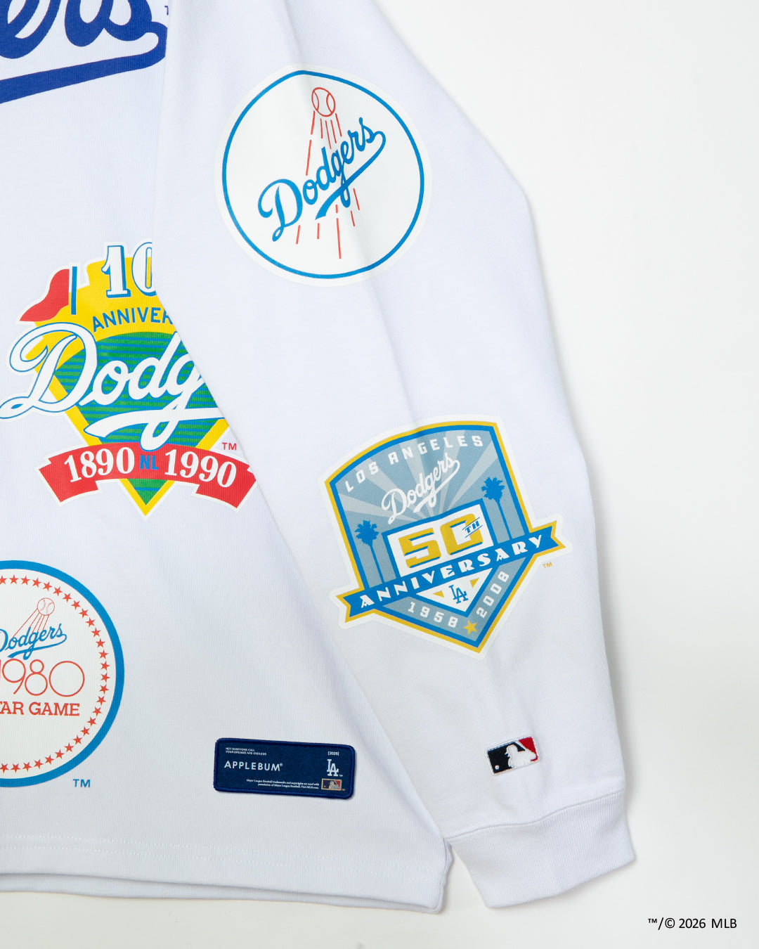 “LA Dodgers” Wappen L/S T-shirt / ML2621105L