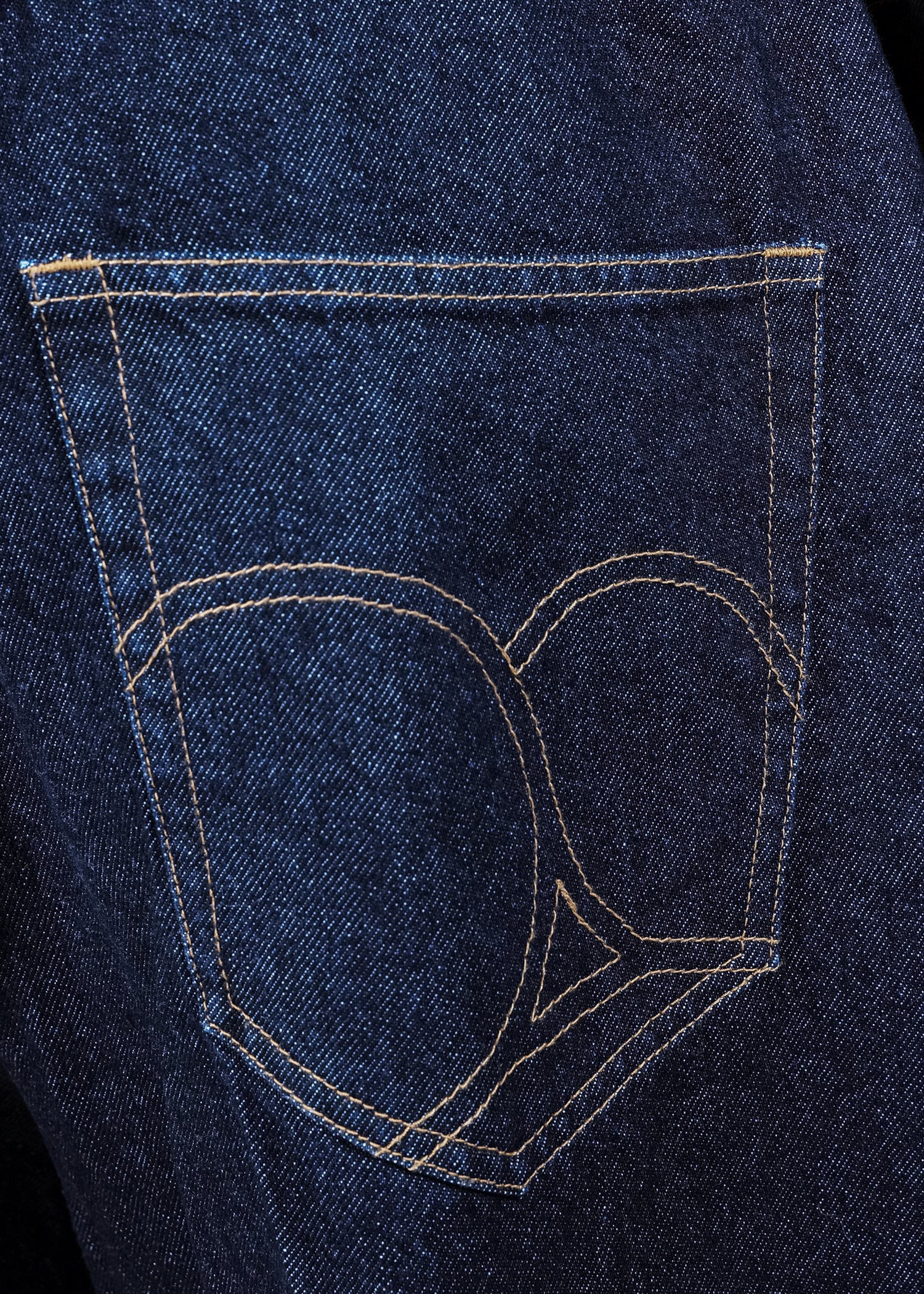 “Selena” Wide Tapered Denim Pants (One Wash)　/ 2520801O