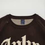 "APBM" Knit Sweater [Brown] / 2420503