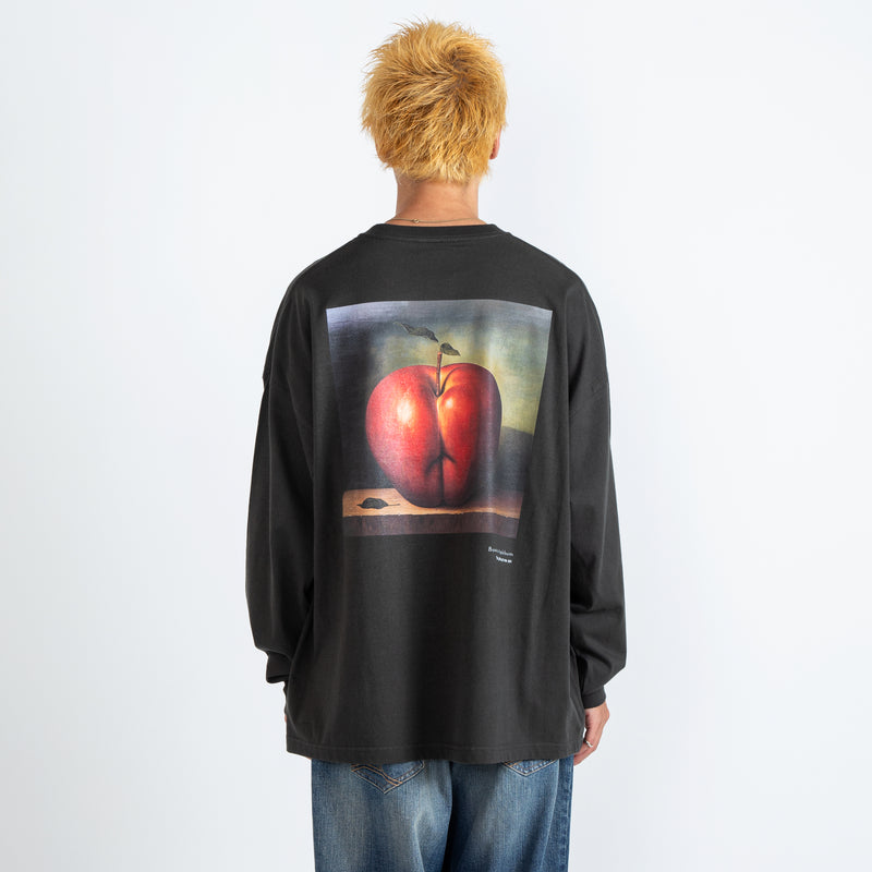 "Bonita Applebum 1500" Big L/S T-shirt [Charcoal] / 2321101