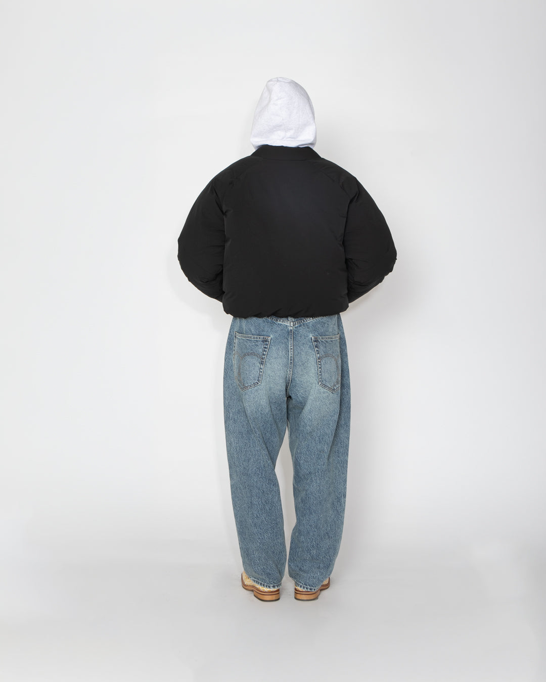 Black Crew Puffer Jacket / 2620618