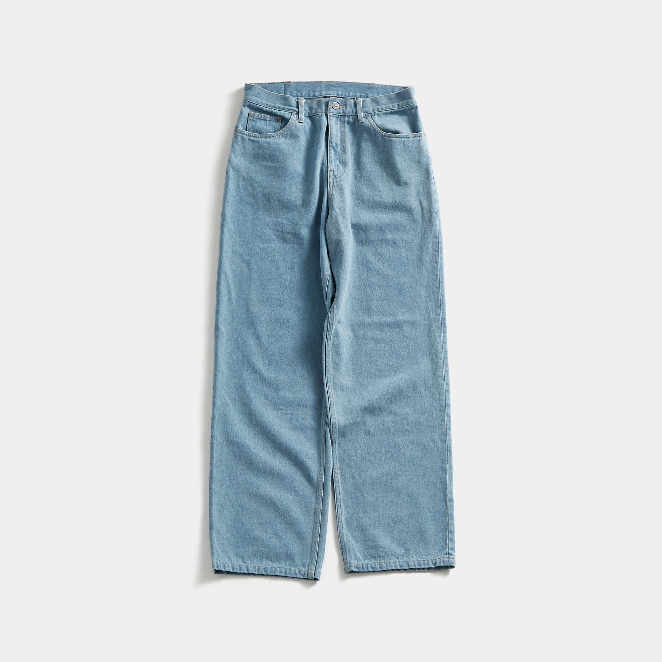 "Maria" Straight Denim Pants (Ice) / 2220814