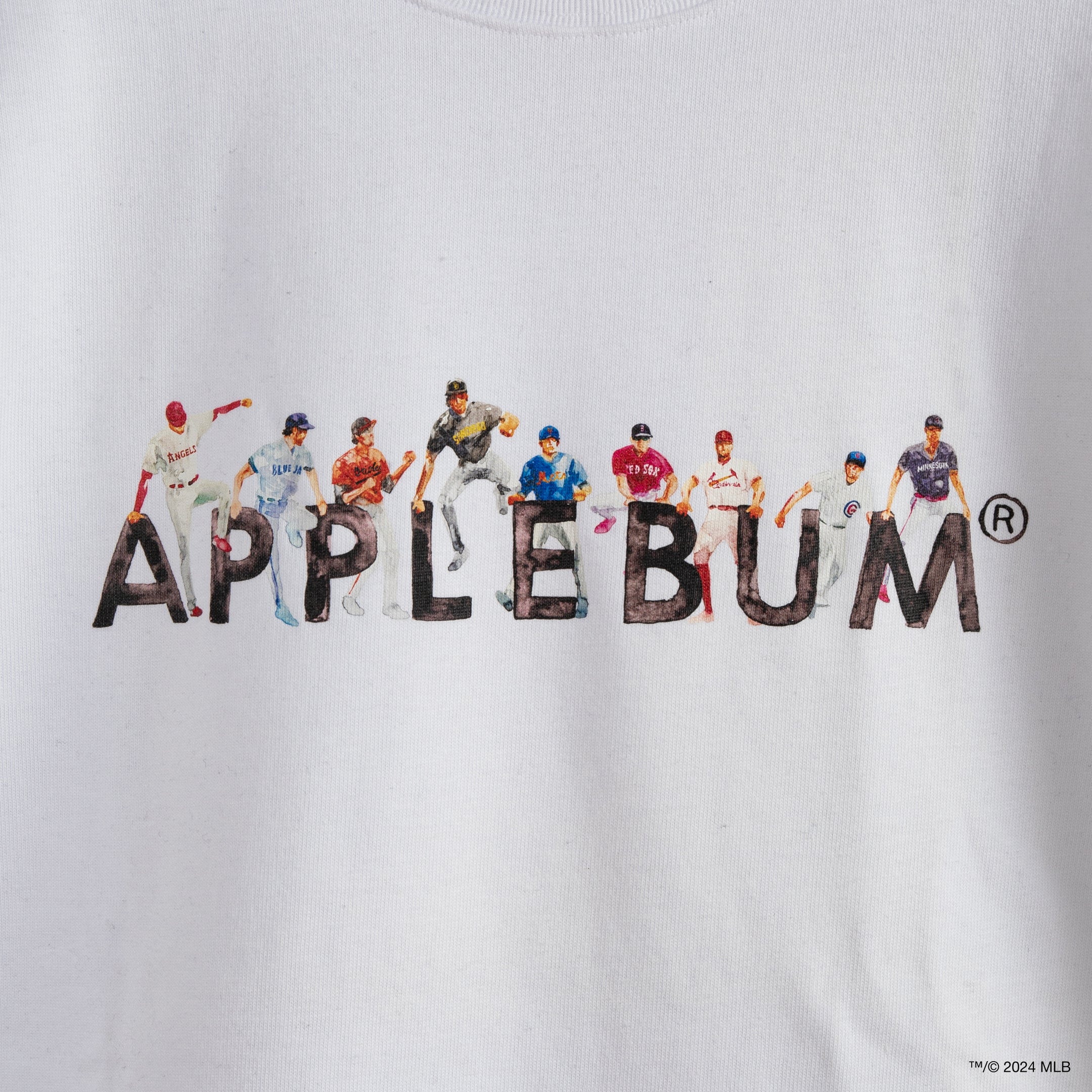 “9 Players” T-shirt 12oz [White] / ML2411103