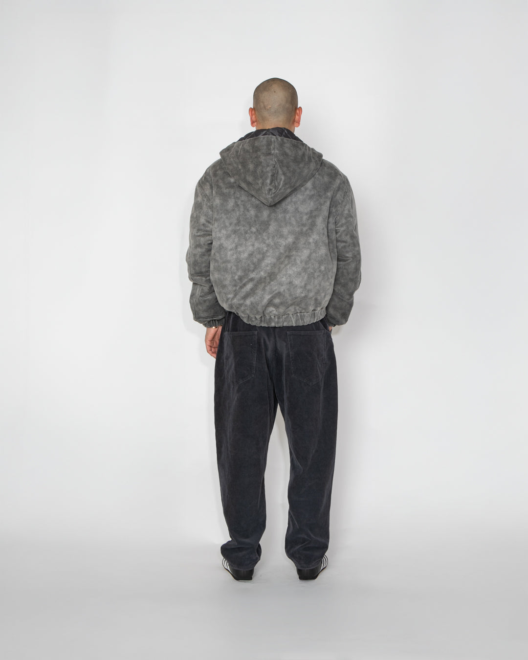 Synthetic Leather Hoodie / 2620602