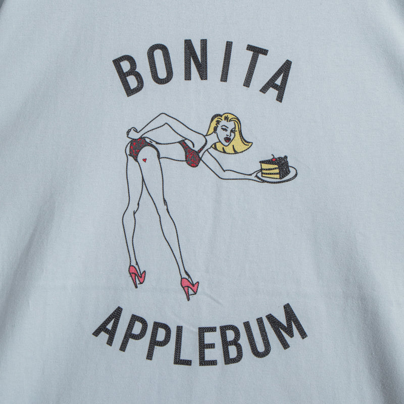 "Bonita Applebum" T-shirt 6.2oz [Blue] / 2411131