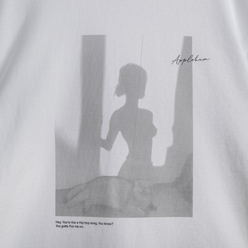 "Love moment" T-shirt 12oz [White] / 2411123