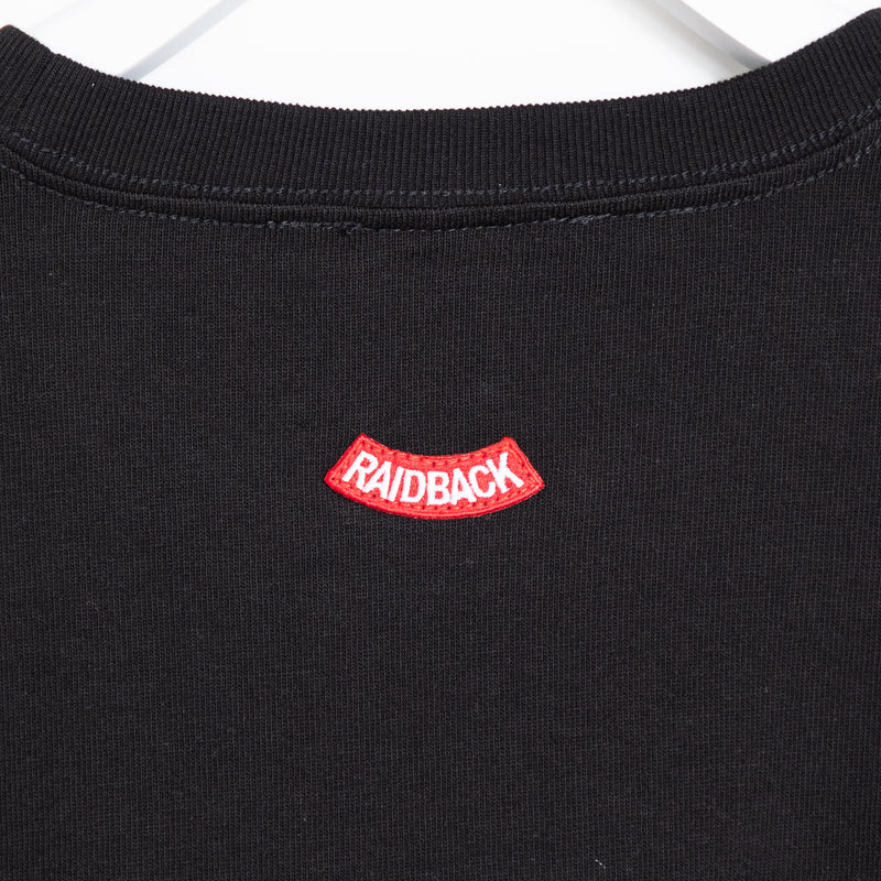 【Collaboration】 "raidback fabric Logo (K.B.A.S.)" T-shirt [Black] / GT2311101