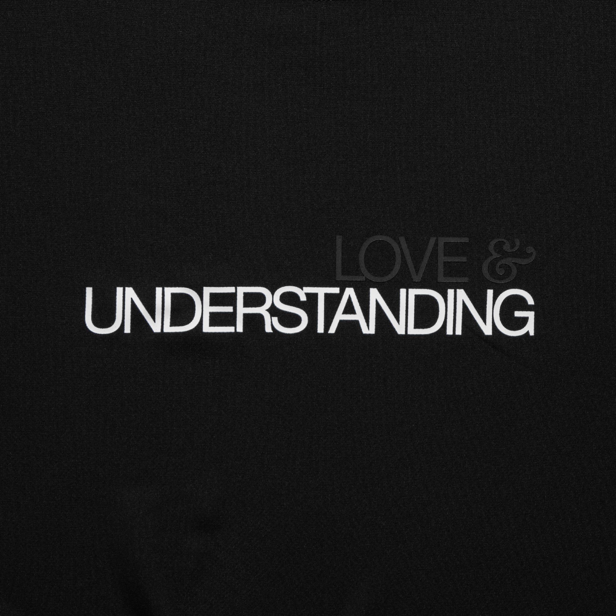 “LOVE & UNDERSTANDING” Elite Performance T-shirt DRY [Black] / HS2411115