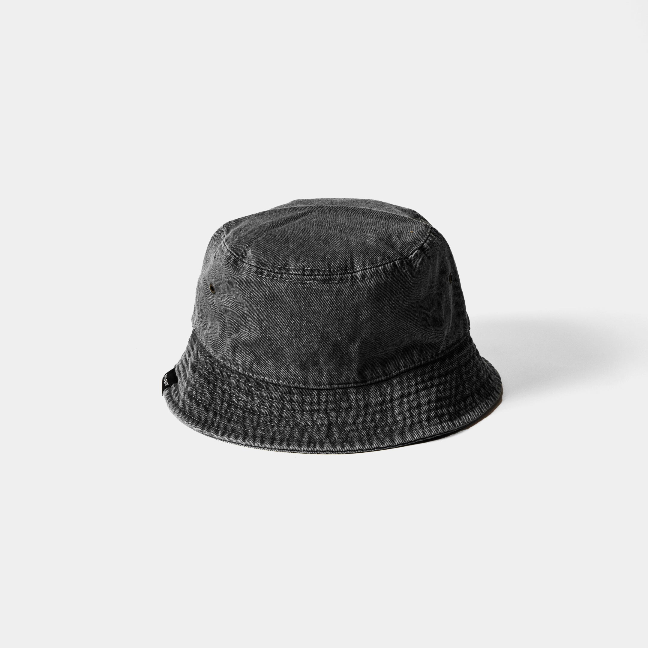 “Apple Logo" Denim Bucket Hat [Black] / 2420906