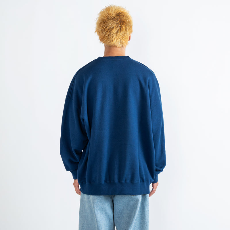 "APBM" Big Crew Sweat [Blue] / 2320401