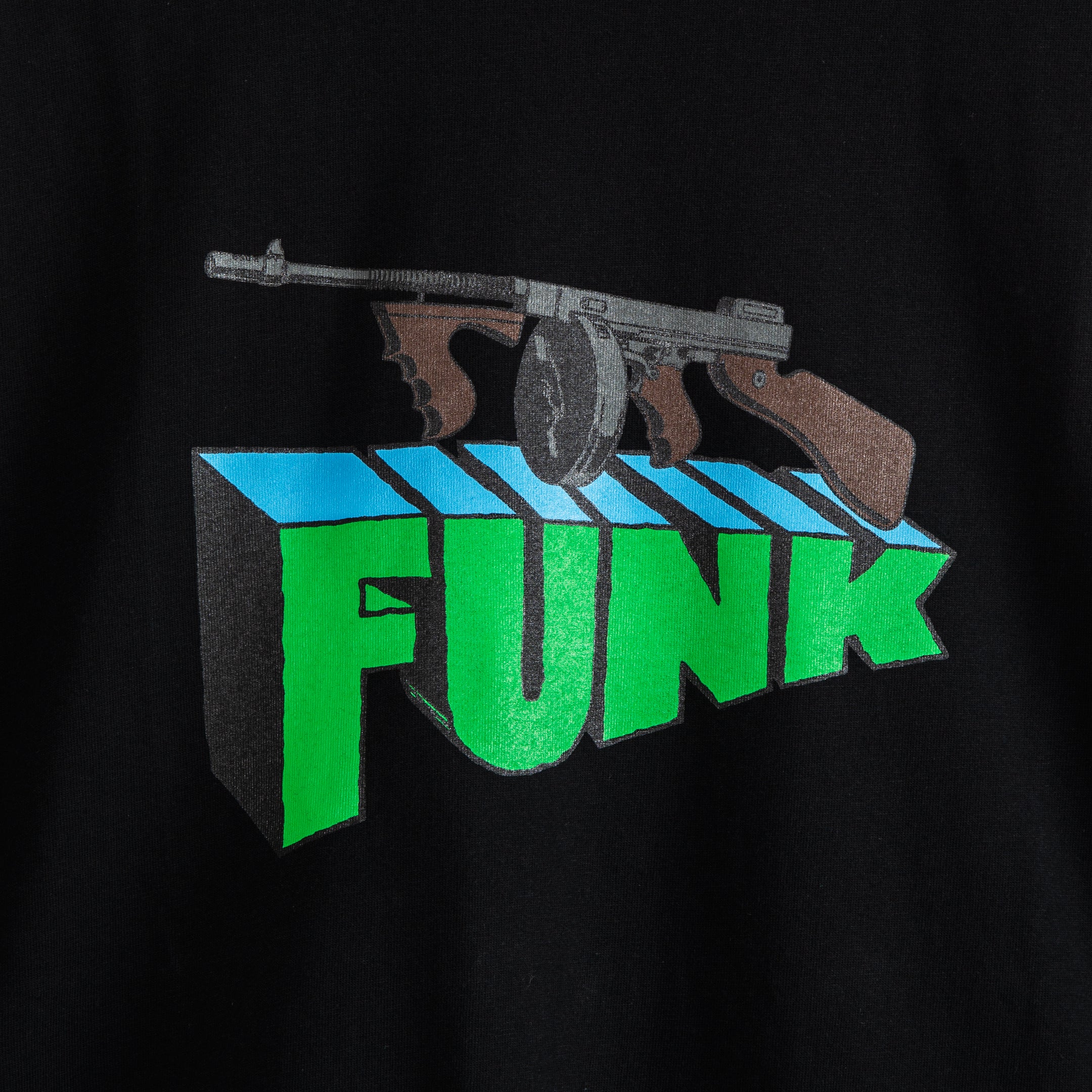 "Machine Gun Funk" L/S T-shirt [Black] / 2411102