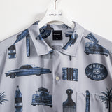 "Cali" Aloha Shirt [Gray] / 2410207