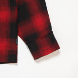 Cut Off Nel Shirt [Red/Black] / 2420203