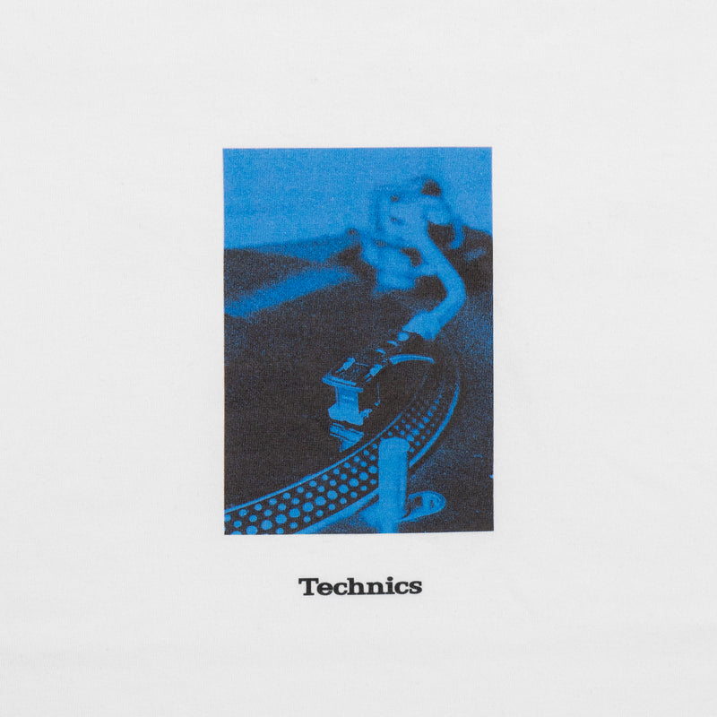 "Blue Print" T-shirt 6.2oz [White] / TE2411101