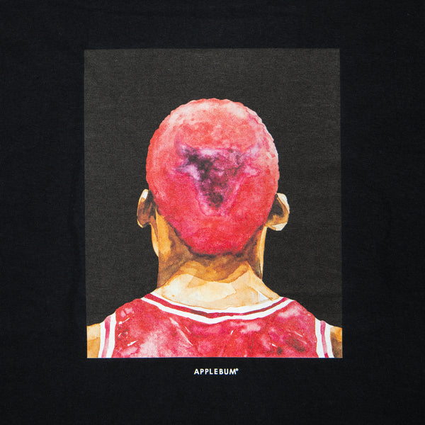 【LIMITED】"WORM (Red Head)" T-shirt [Black] (6.2oz) / WR2411101