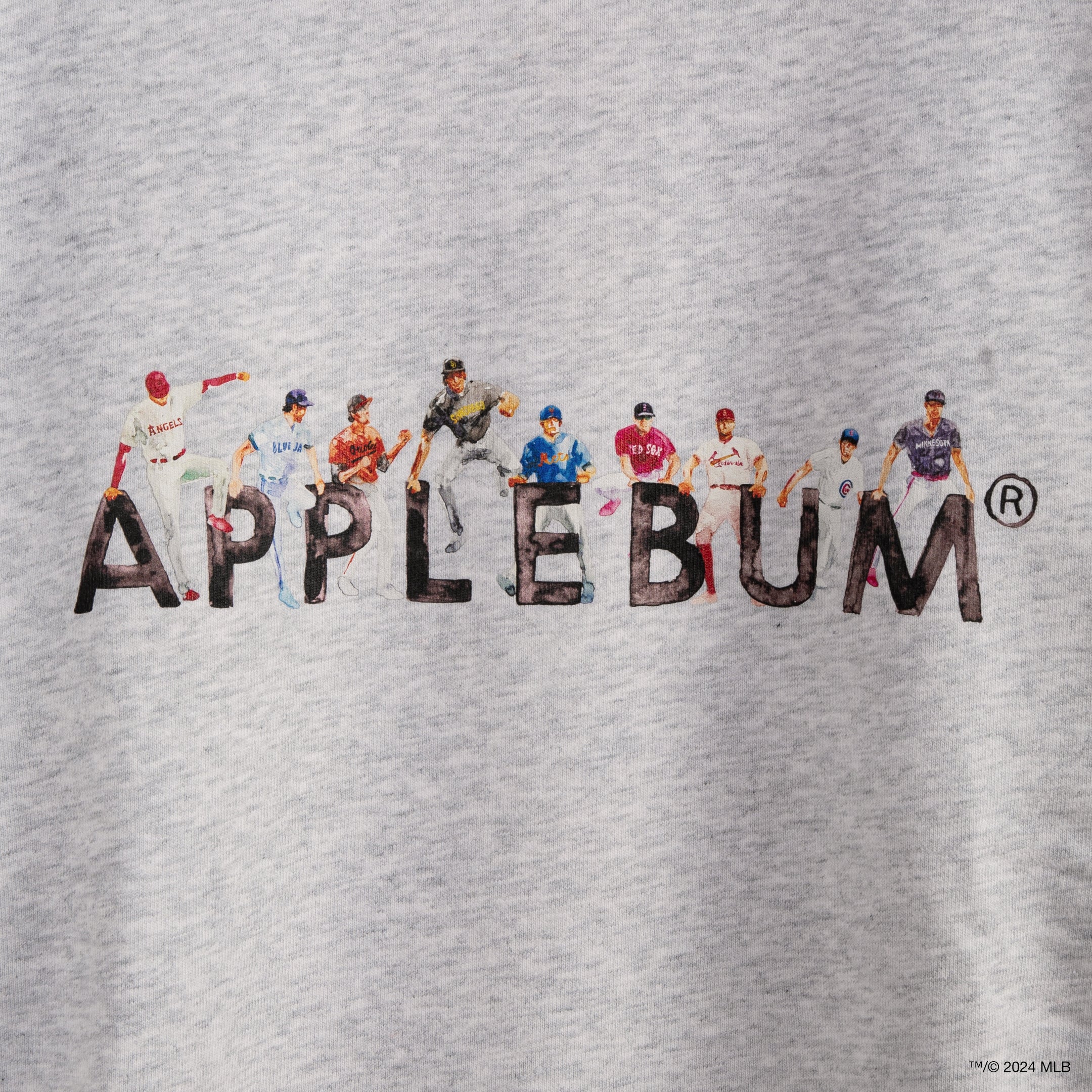 “9 Players” Crew Sweat [Ash] / ML2410402