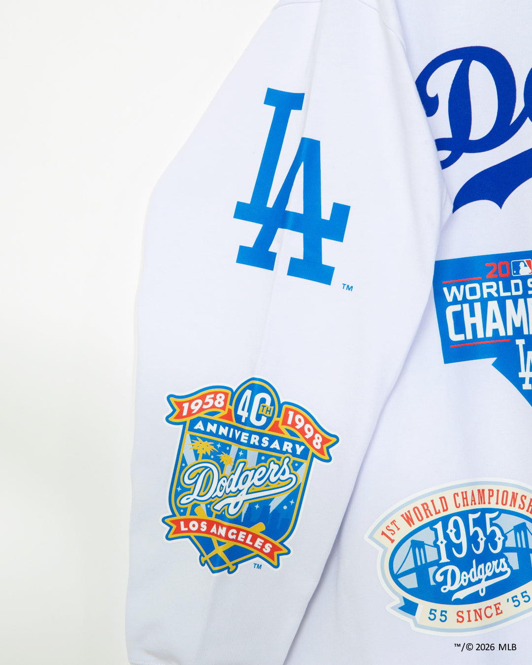 “LA Dodgers” Wappen L/S T-shirt / ML2621105L