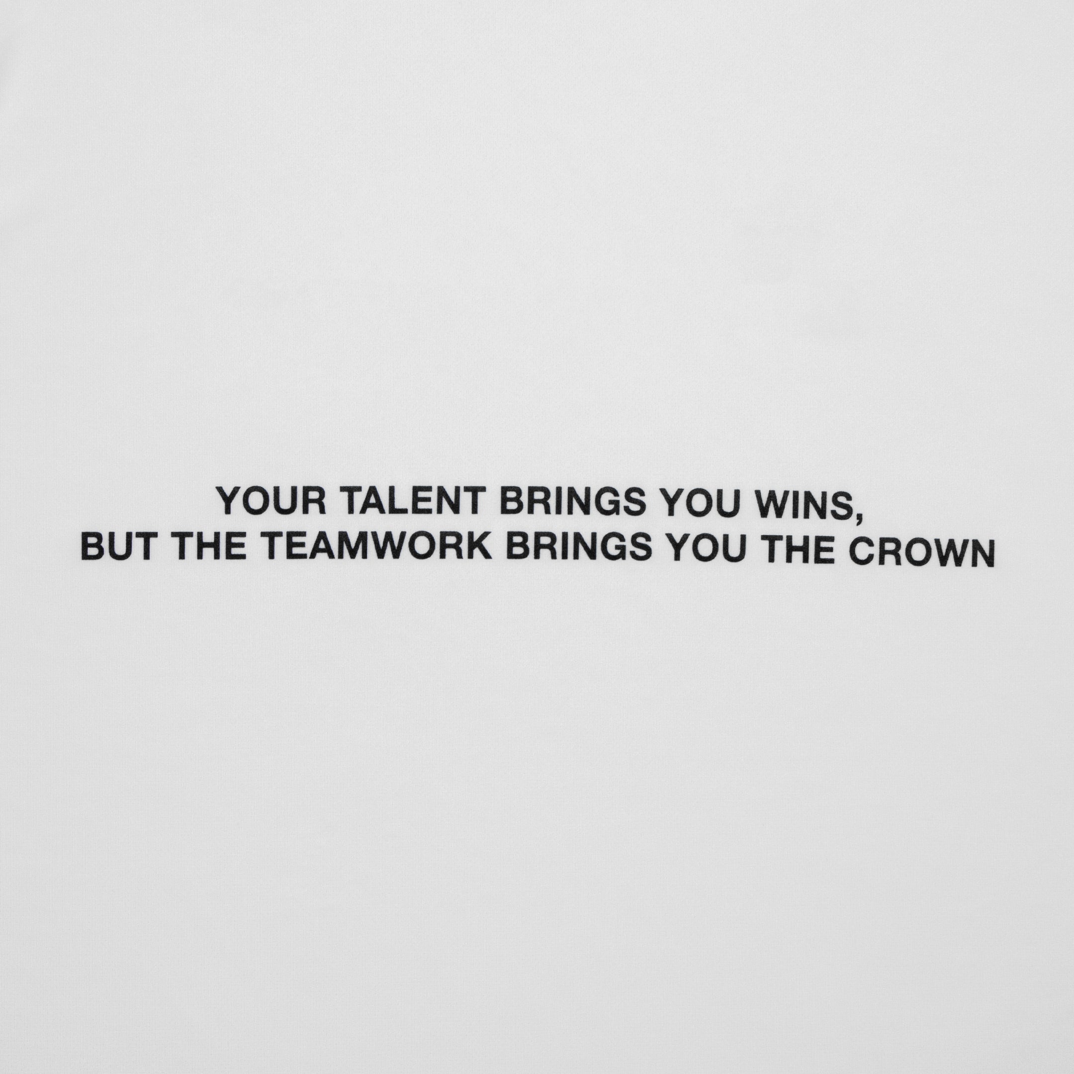 Sports Logo” Elite Performance Dry L/S T-shirt [White