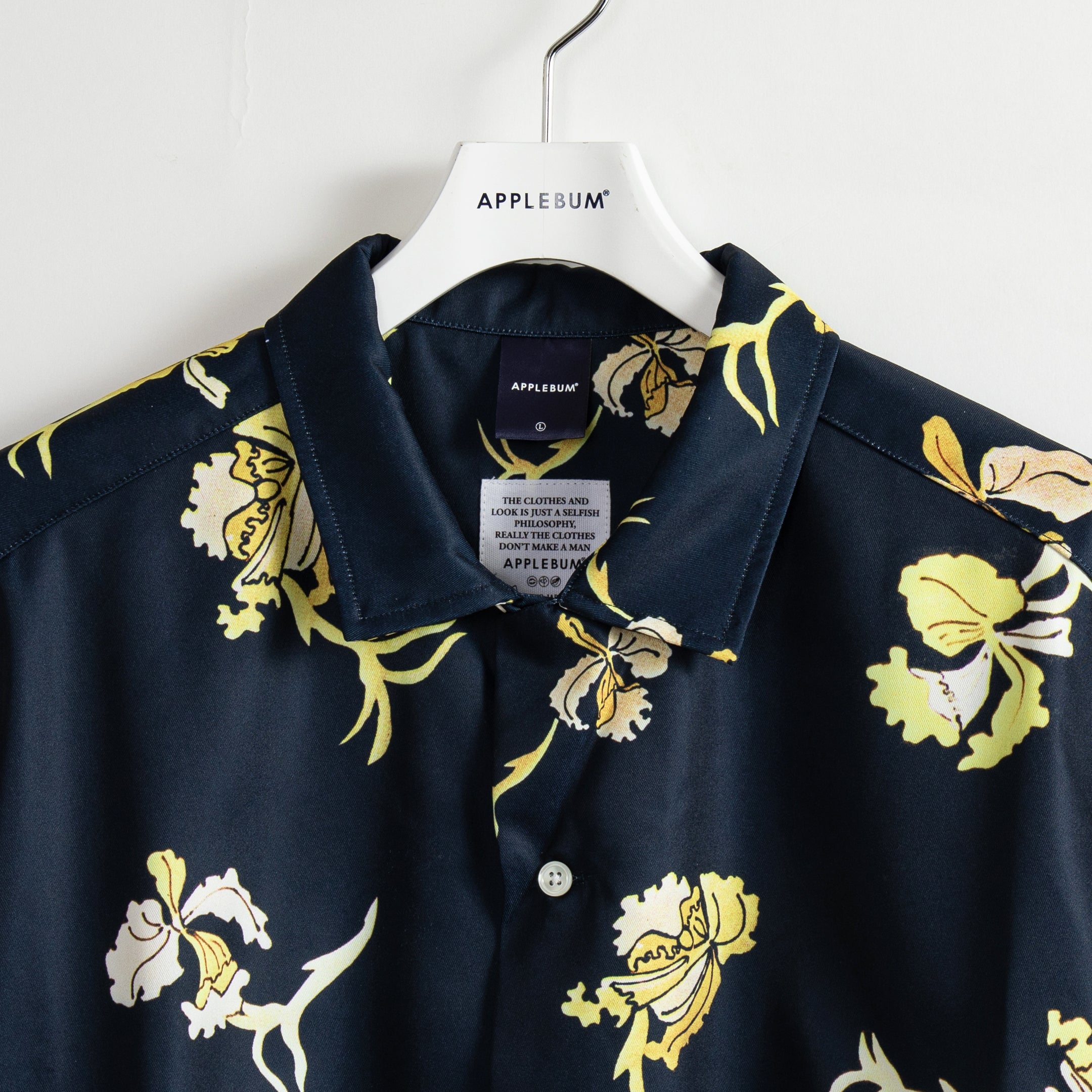 "Free" Aloha Shirt [Navy] / 2410202