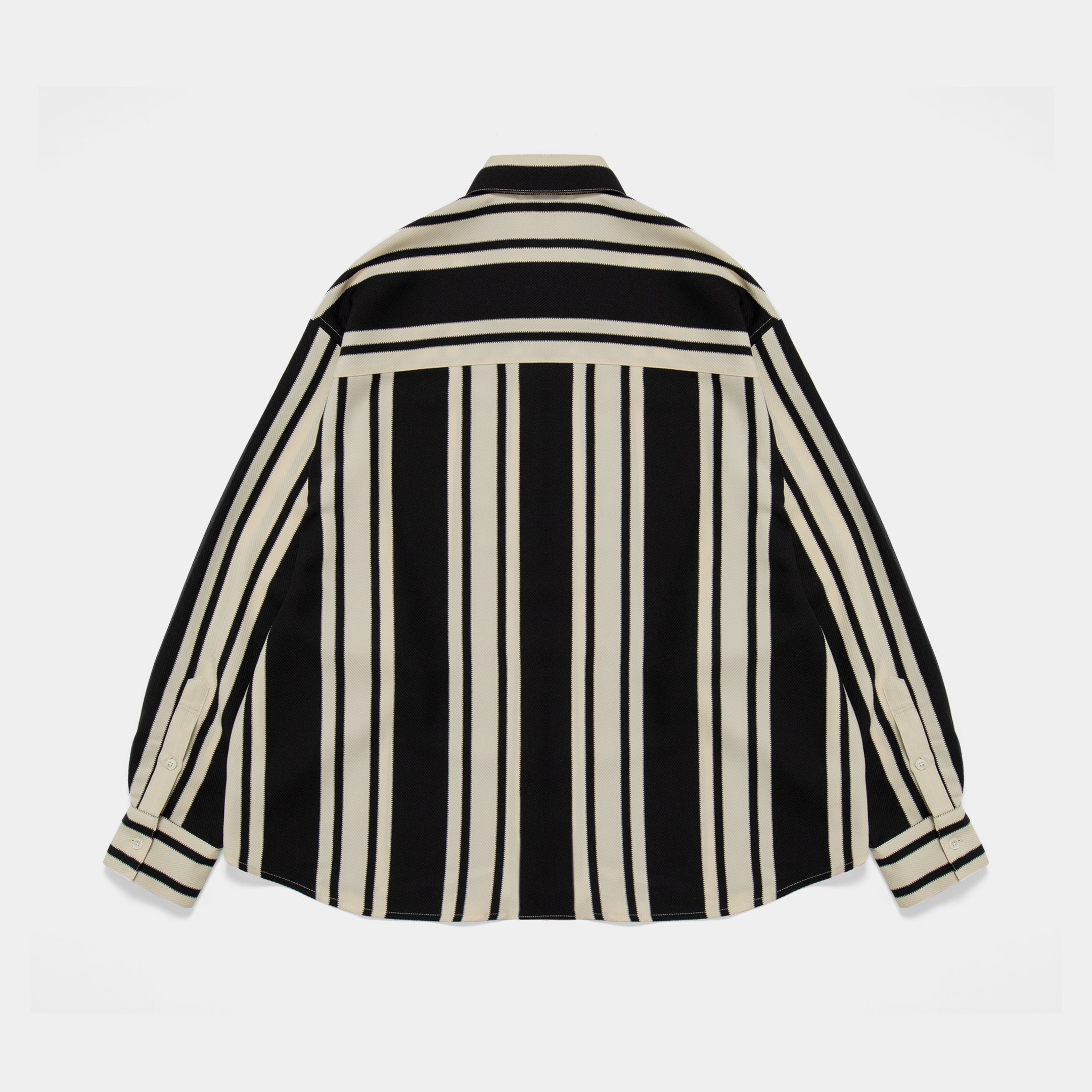 【3月発売予定】Wooly Twill Stripe Oversize L/S Shirt / 2520211