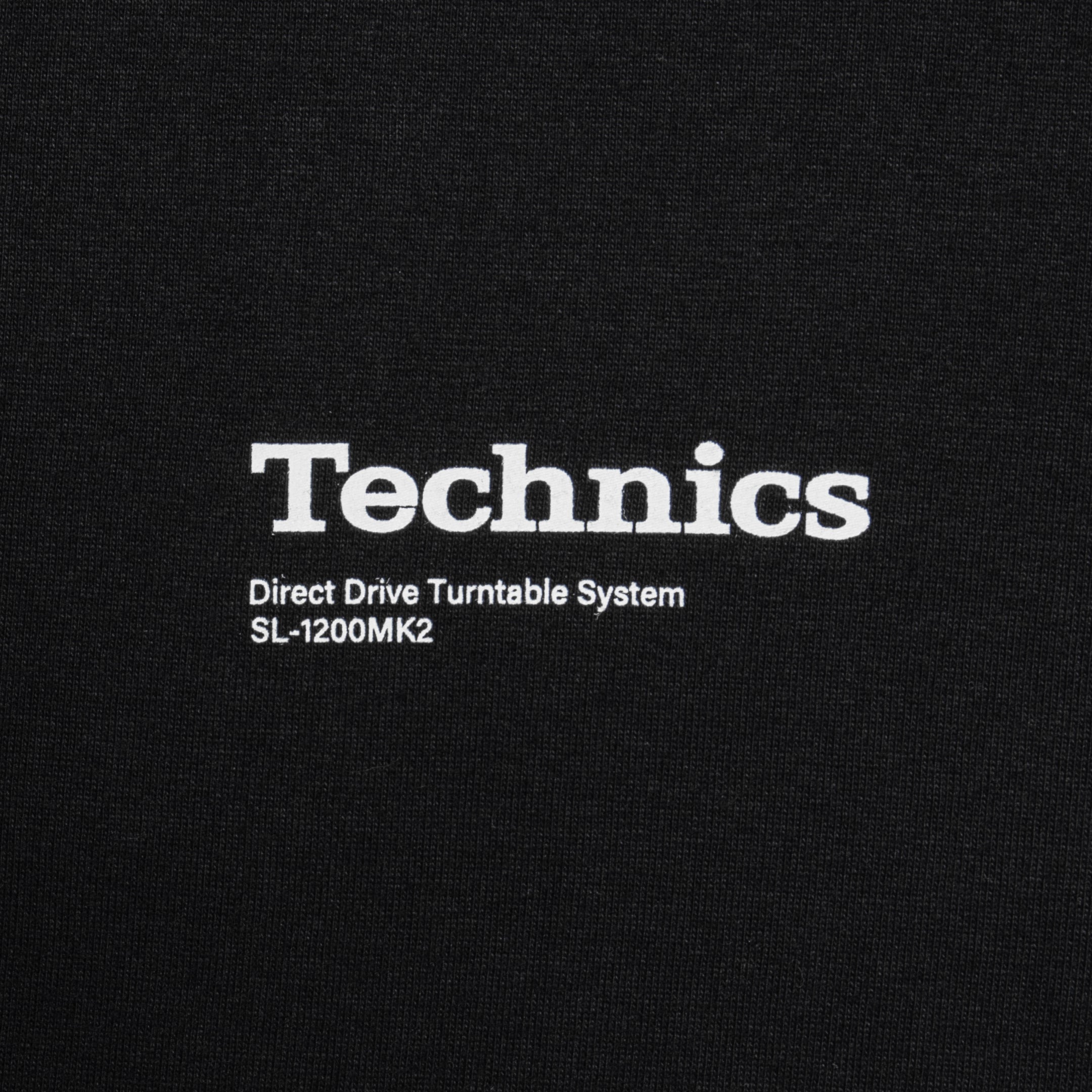 "SL-1200MK2" T-shirt 6.2oz [Black] / TE2411102