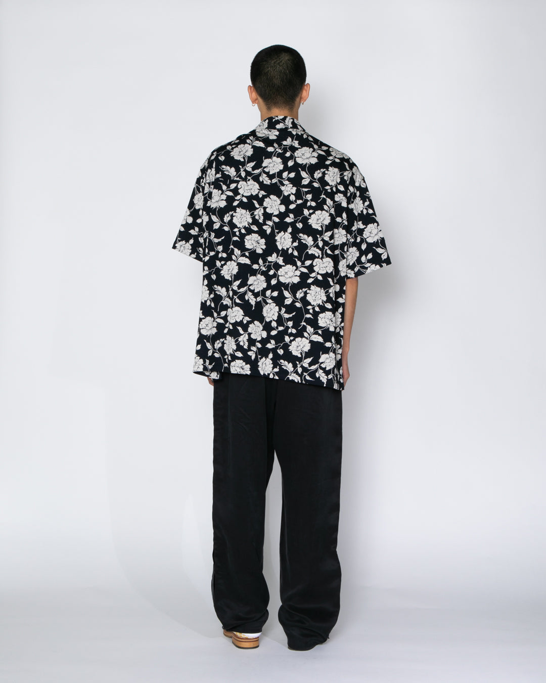 Chirimen Knit Aloha Shirt (Oversized) / 2610214