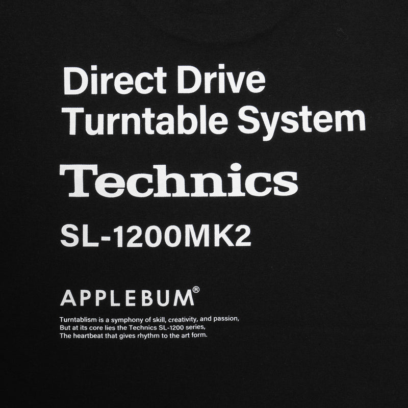 "Blue Print" T-shirt 6.2oz [Black] / TE2411101