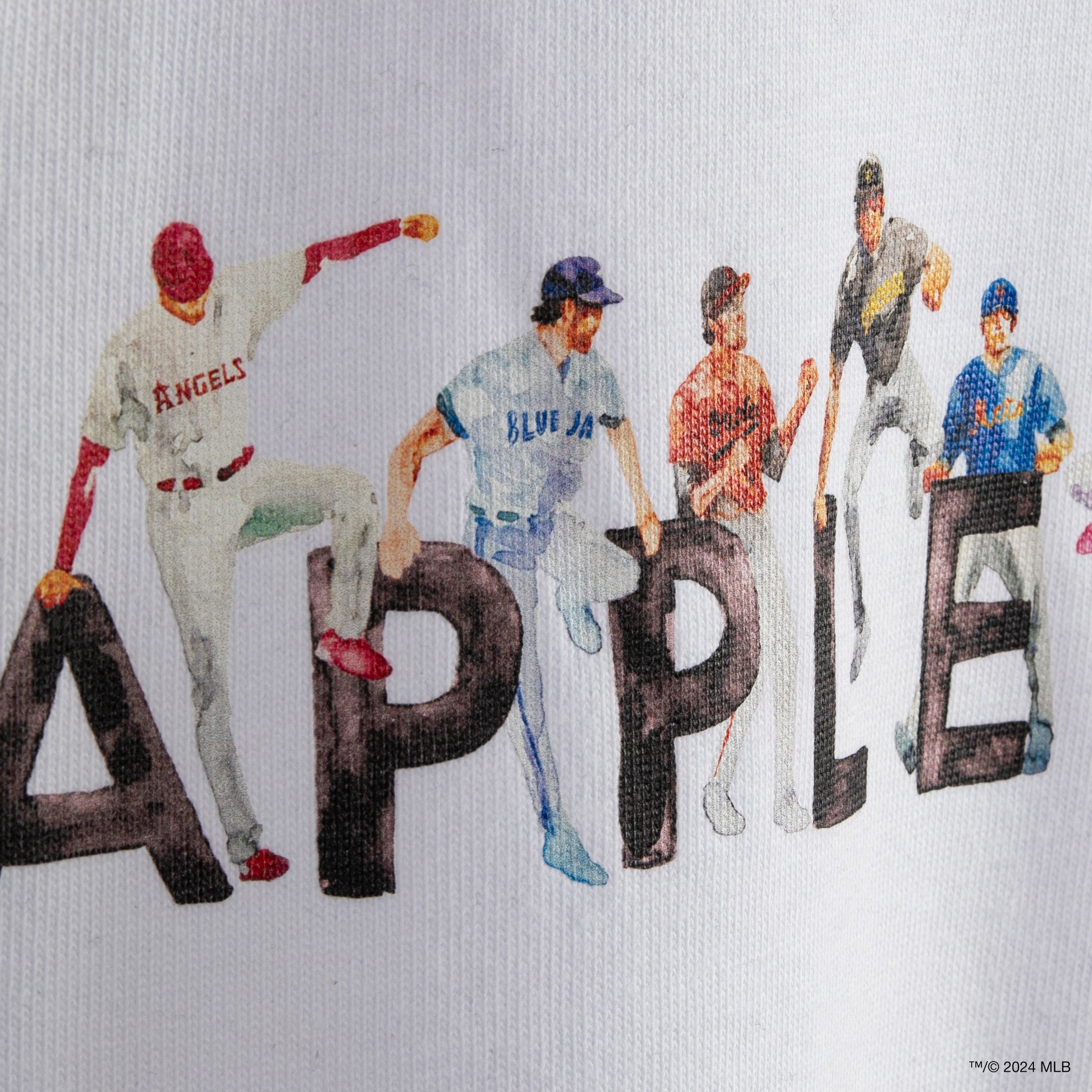 “9 Players” T-shirt 12oz [White] / ML2411103