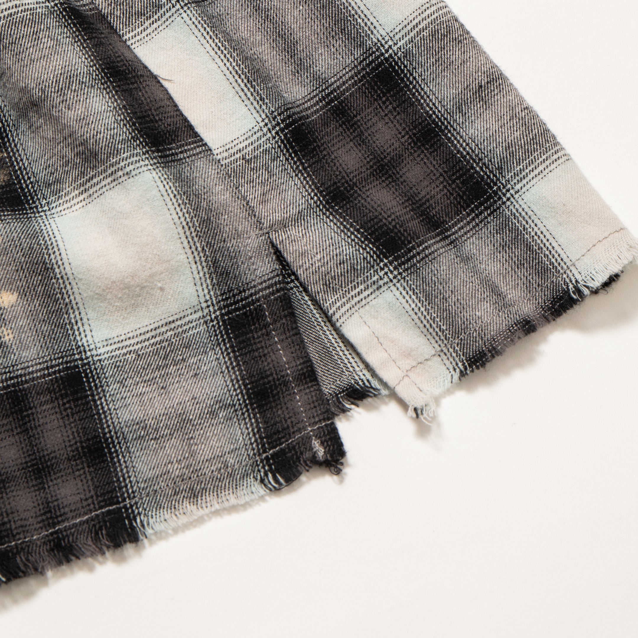 【5月発売予定】Ombre Check Damage S/S Shirt / 2510202