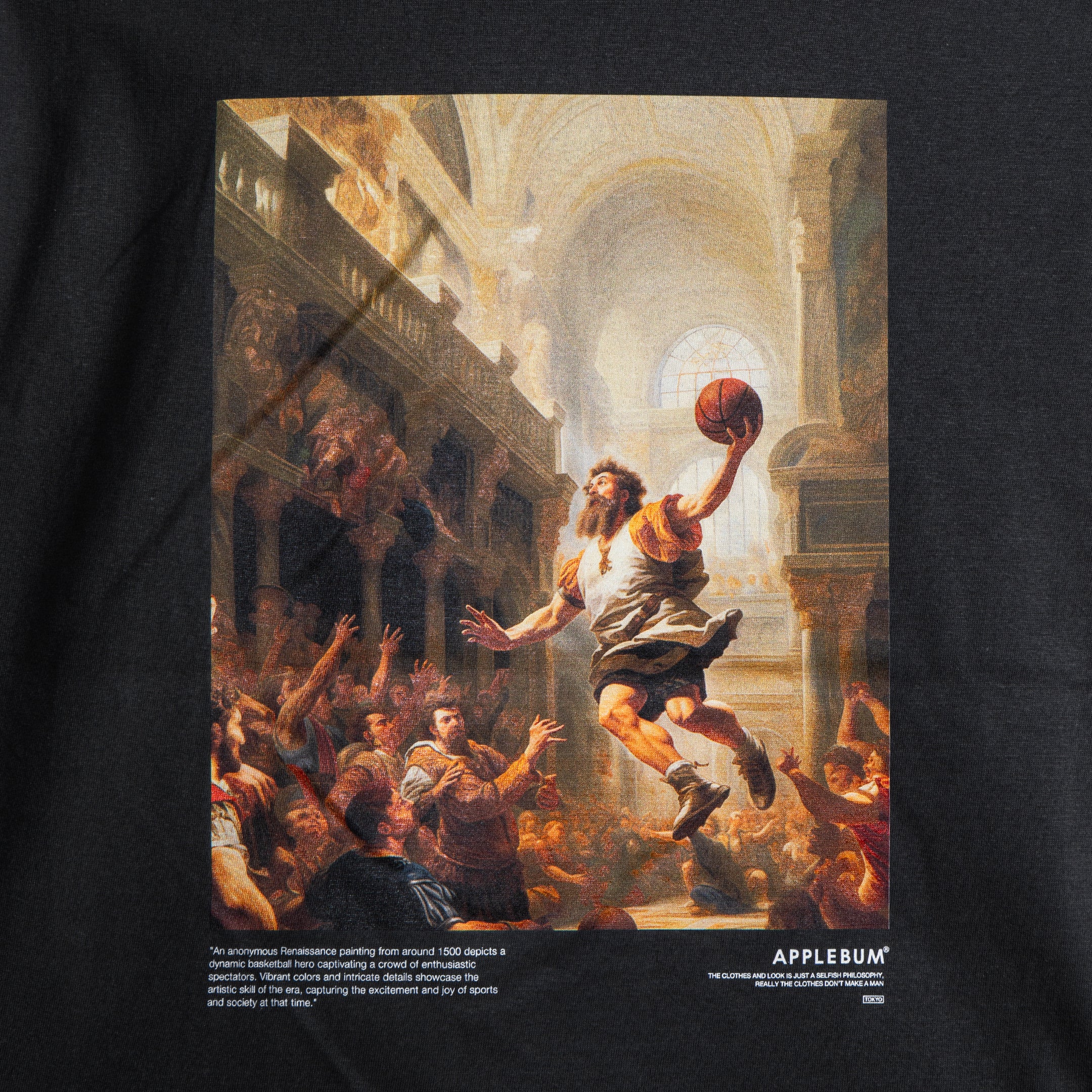 "Renaissance Baller" T-shirt 6.2oz [Sumi] / 2411118