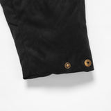 Synthetic Suede Innercotton Jacket [Black] / 2420612