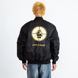 【LIMITED】”PUBLIC ENEMY” MA-1 Jacket[Black/Gold] / PE2320601