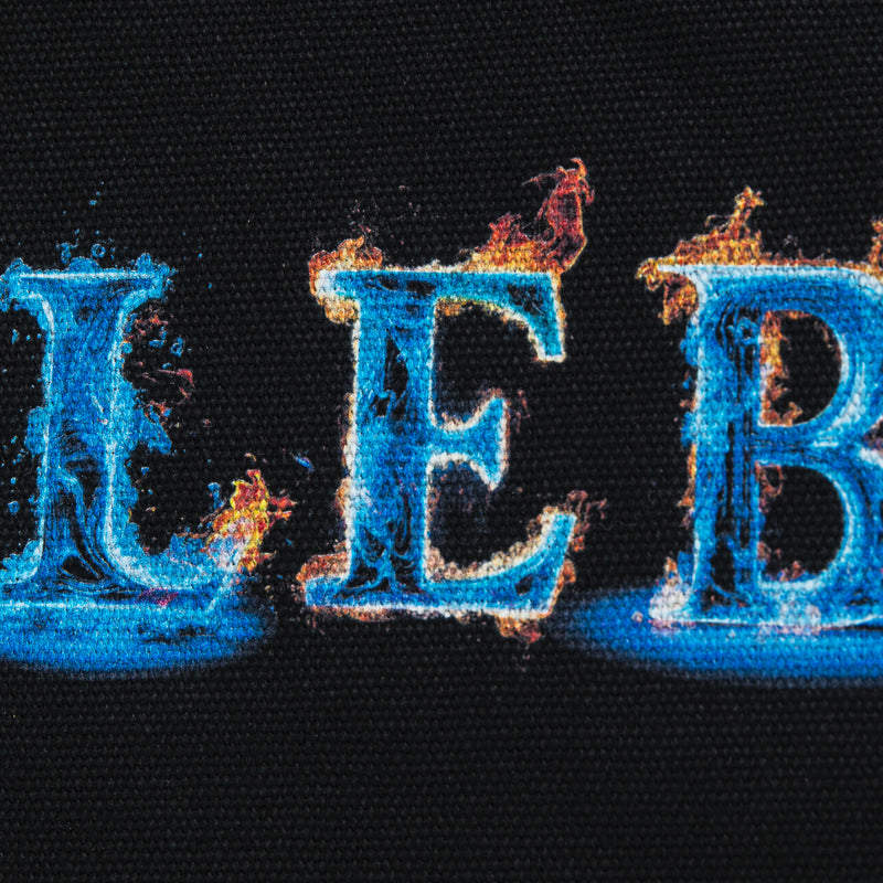 "Blue Flame Logo" Totebag [Black] / 2321010