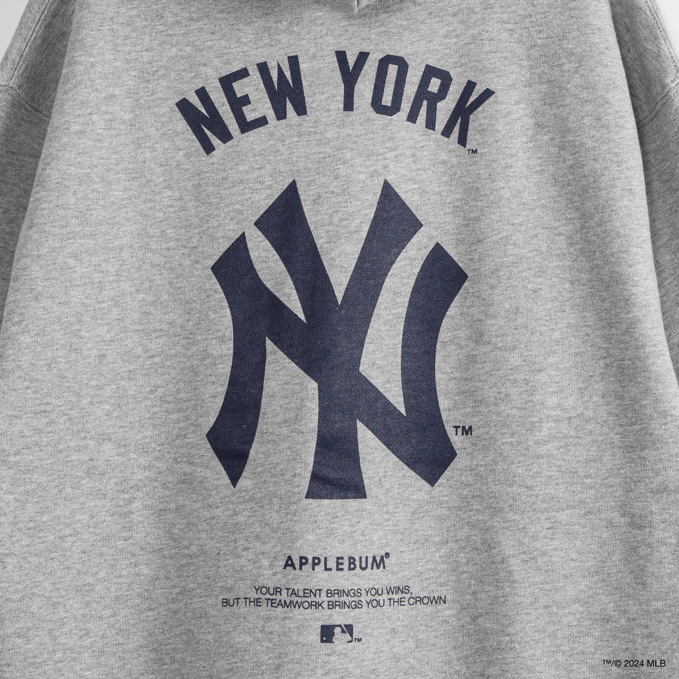 "New York Yankees Boy" Sweat Parka [H.Gray] / ML2410401Y