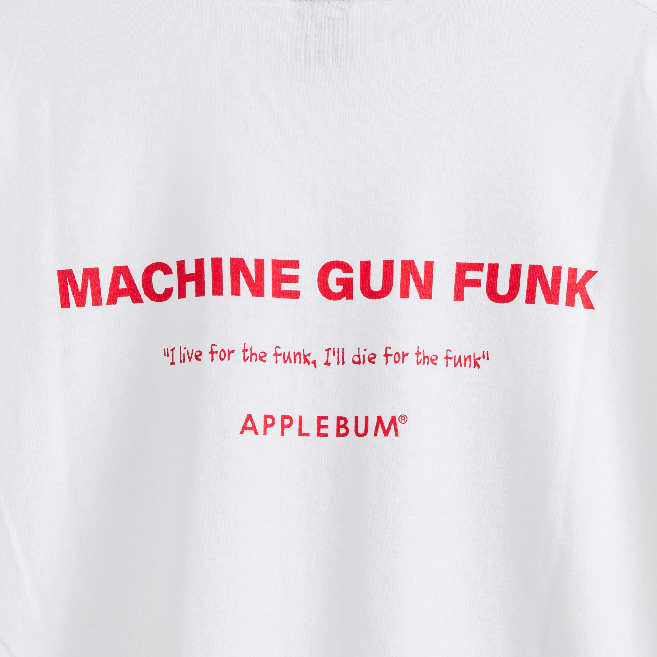 "Machine Gun Funk" L/S T-shirt [White] / 2411102