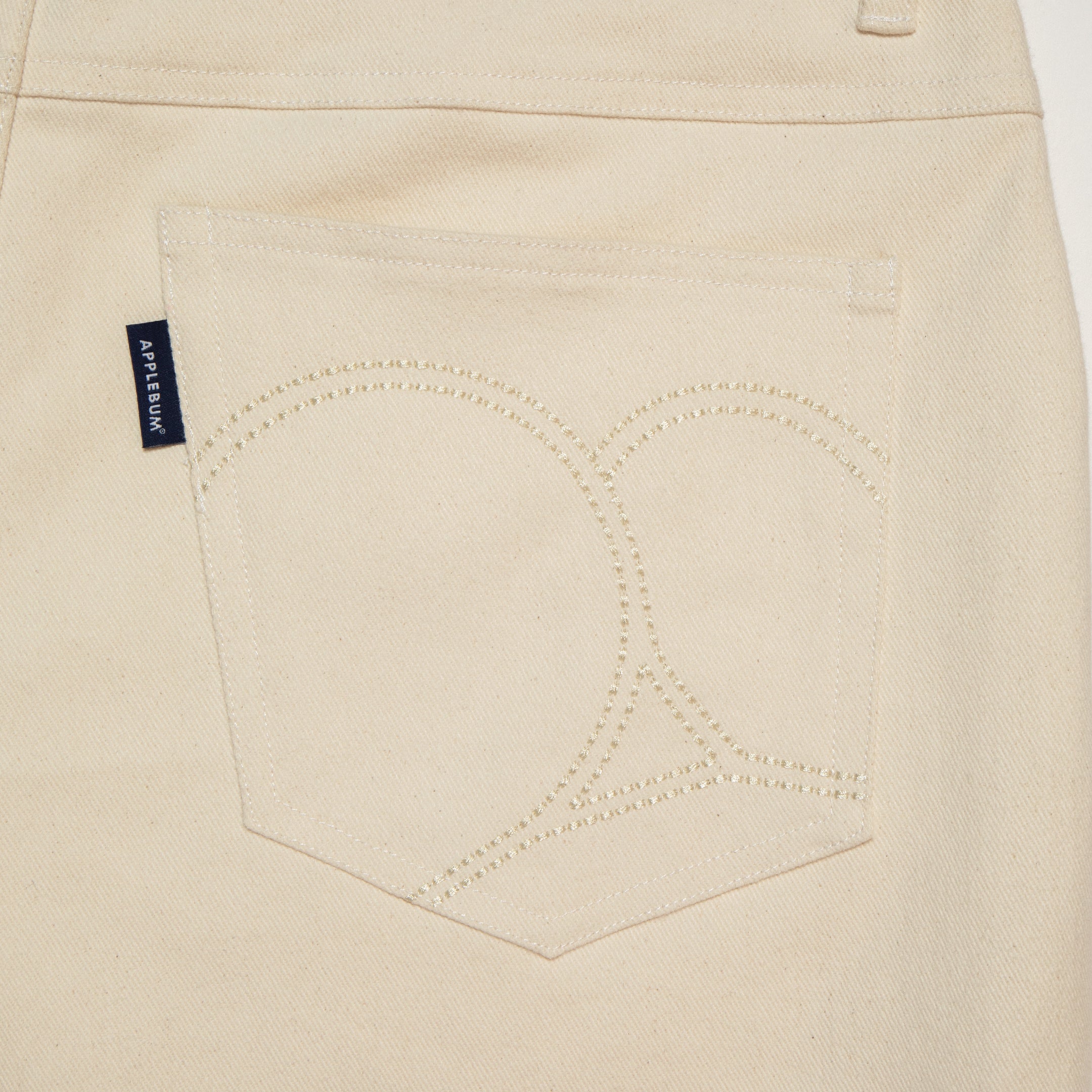 Loose Color Stretch Tapered Pants [Ivory] / 2420804