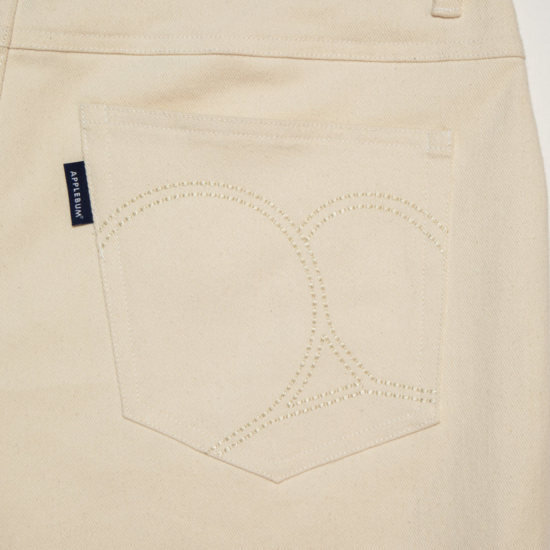 Loose Color Stretch Tapered Pants [Ivory] / 2420804