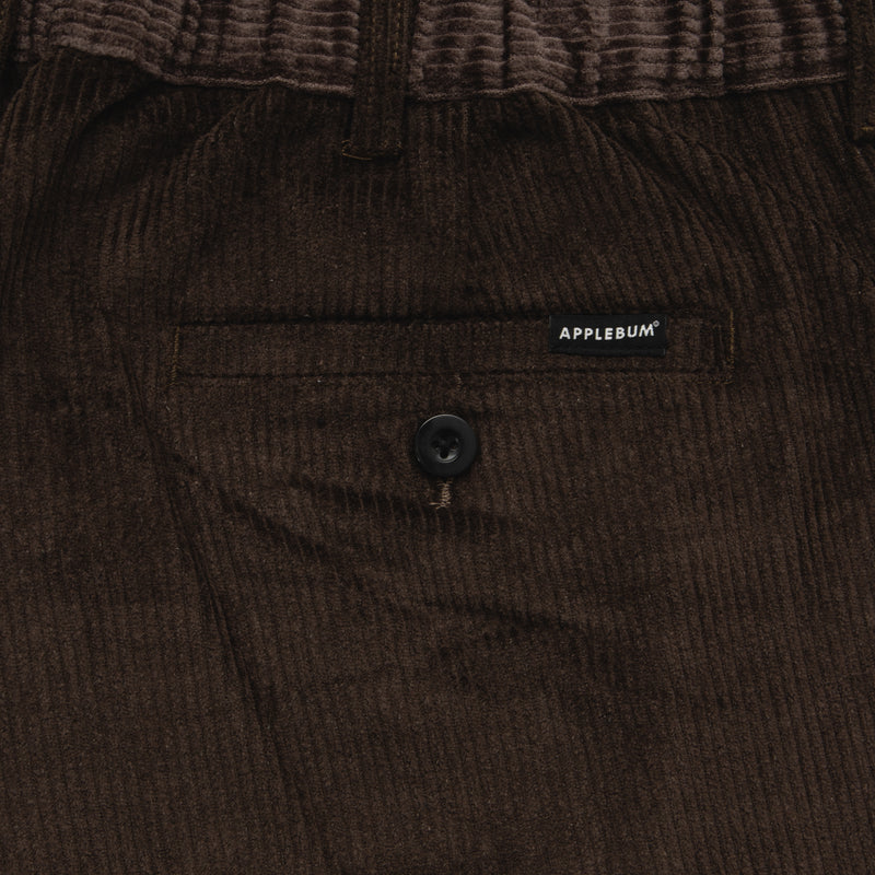 Corduroy Bi-Color Pants [Brown/Brown] / 2420805