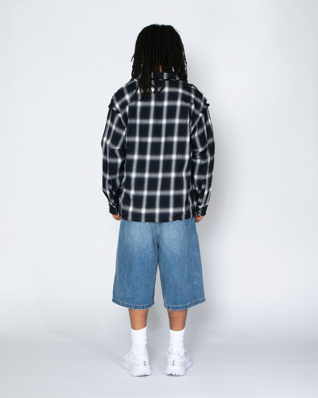 【3月販売予定】Cut Off Ombre Check Shirt / 2610202