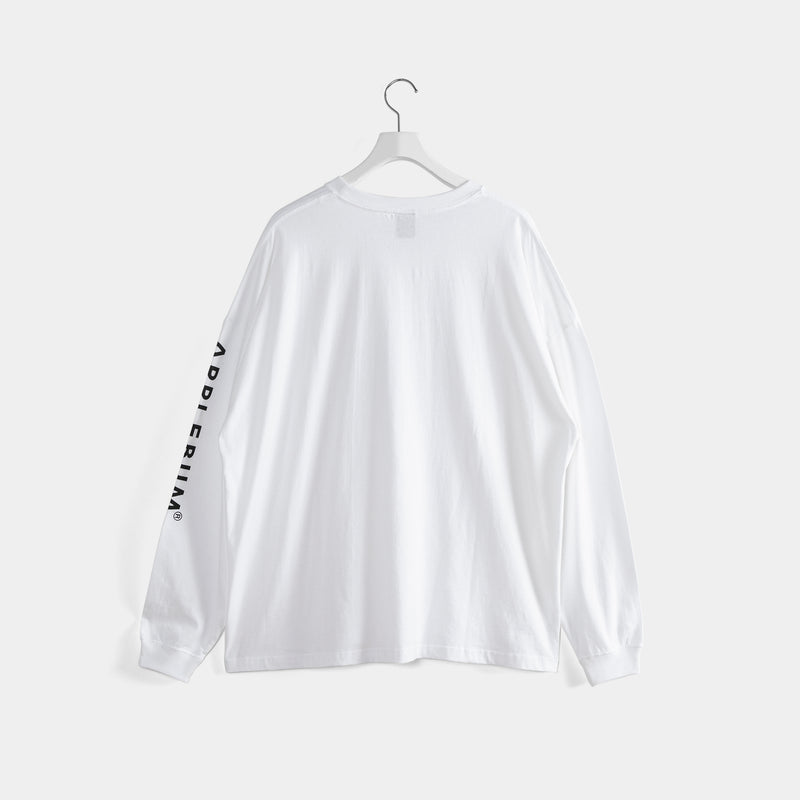 "Sh*t's Real" Big L/S T-shirt [White] / EA2321103