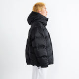 "Fat Bomber" Innercotton Hood Jacket [Black] / 2320612